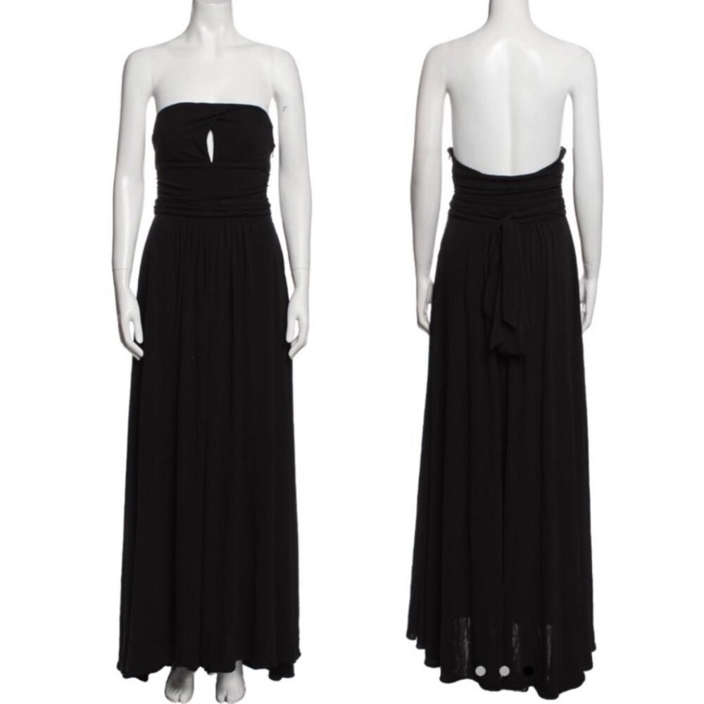 Hippie Haute Long black dress from the real real.